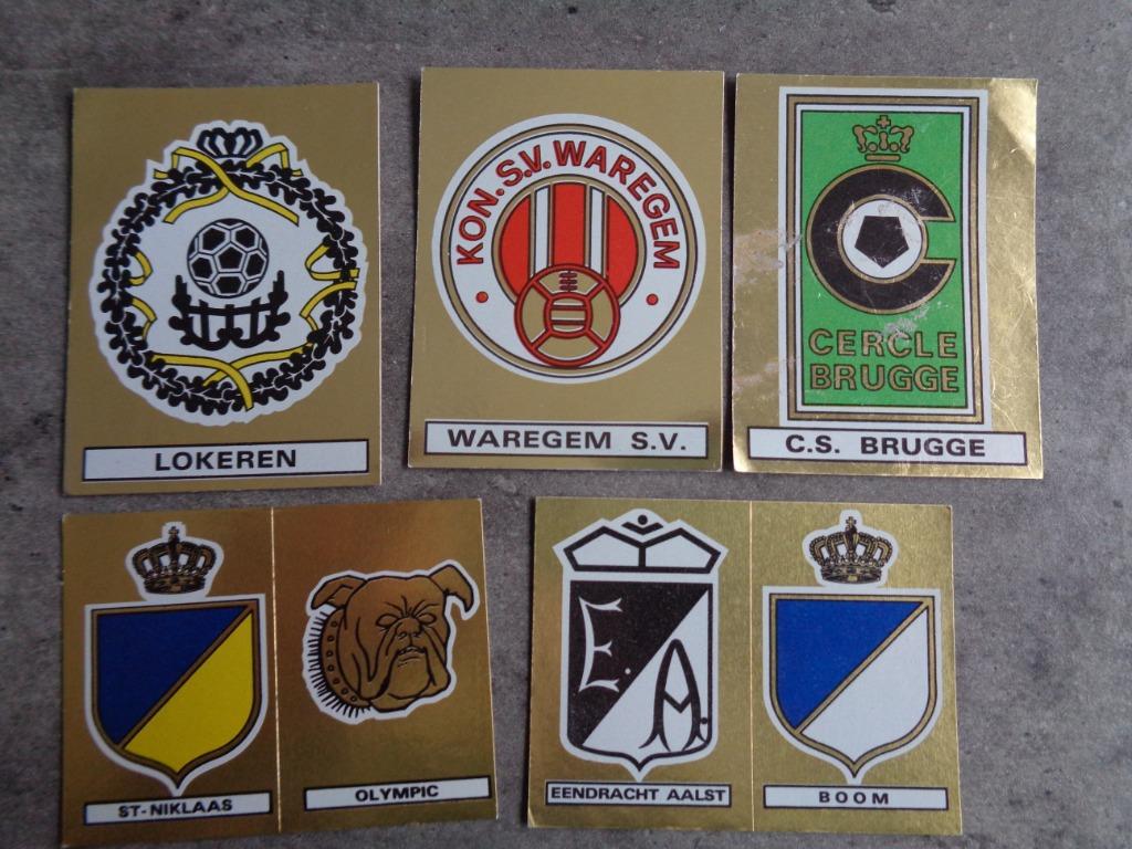 PANINI VOETBAL STICKERS FOOTBALL 81 PLAATJES 5X ANNO 1981 e, Verzenden