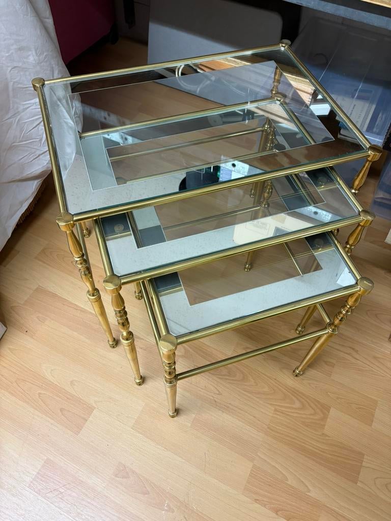 Antiek Bijzettafeltjes, Huis en Inrichting, Tafels | Bijzettafels, Ophalen