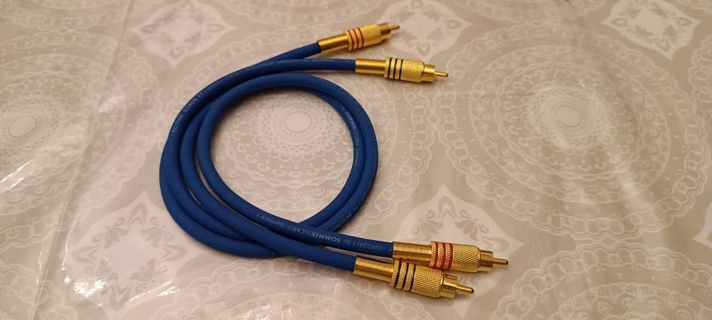 Câble audio RCA cinch Sommer Stage 22 60cm, Enlèvement ou Envoi, Neuf