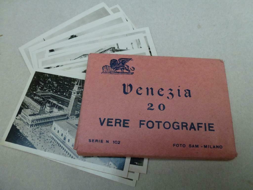 Venetië  Venezia mapje met 20 zwart wit foto's, Verzenden, Nieuw, Buitenland, Foto