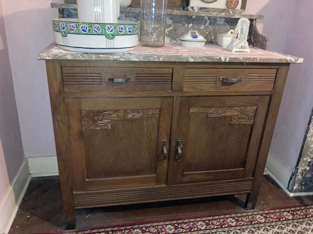 Belle commode ancienne, 25 à 50 cm, Avec tablette(s), 100 à 150 cm, Enlèvement