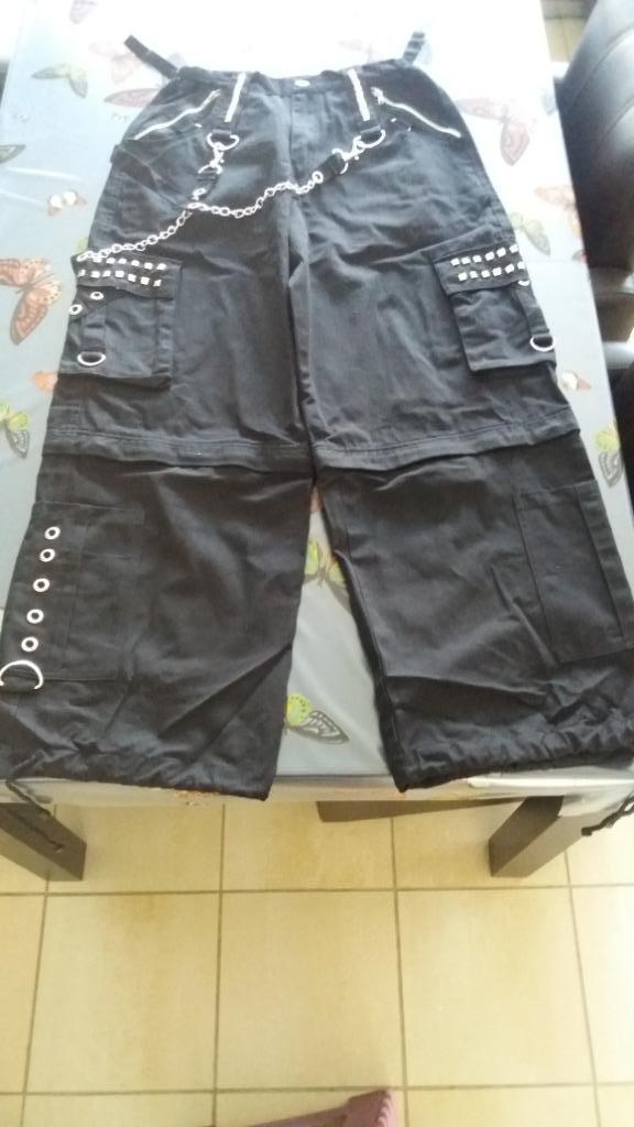 Gothic Broek (Nieuwstaat), Zwart, Nieuw, Dead Threvos, Verzenden