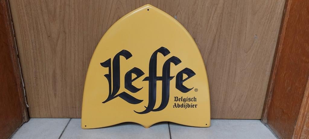 Panneau publicitaire Leffe Belgian Abbey Beer, Enlèvement ou Envoi, Neuf, Panneau, Plaque ou Plaquette publicitaire, Leffe
