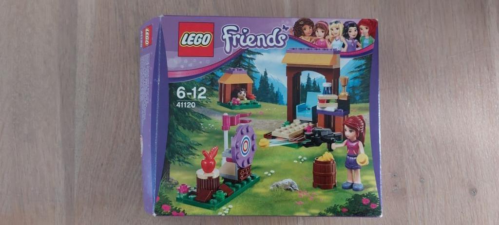 Lego Friends: Avonturenkamp Boogschieten (41120), Ophalen of Verzenden, Zo goed als nieuw, Complete set, Lego