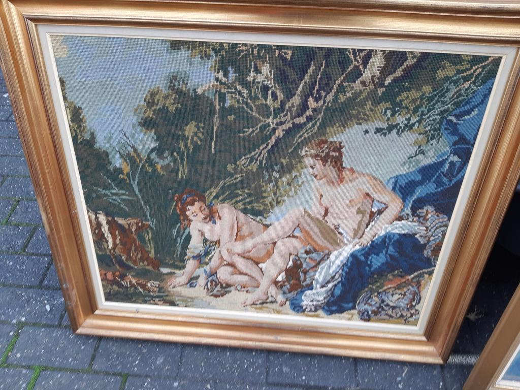 Op textiel, Ophalen