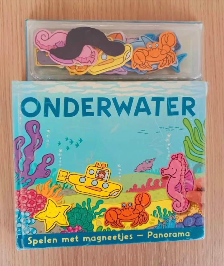 Magneetboekje Onderwater- Spelen met magneetjes- Panorama, Enlèvement, Utilisé