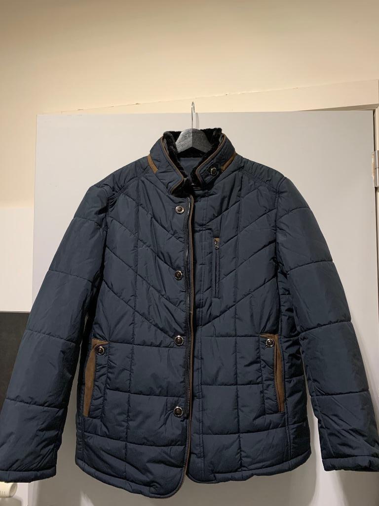 Nieuwe winterjas heren S, Andere, Blauw, Nieuw, Ophalen of Verzenden