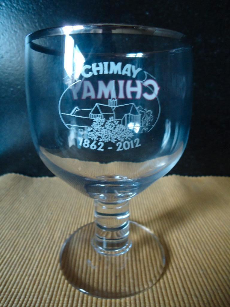 Chimay glas 1862-2012 33cl, Enlèvement ou Envoi, Neuf, Verre ou Verres, Autres marques