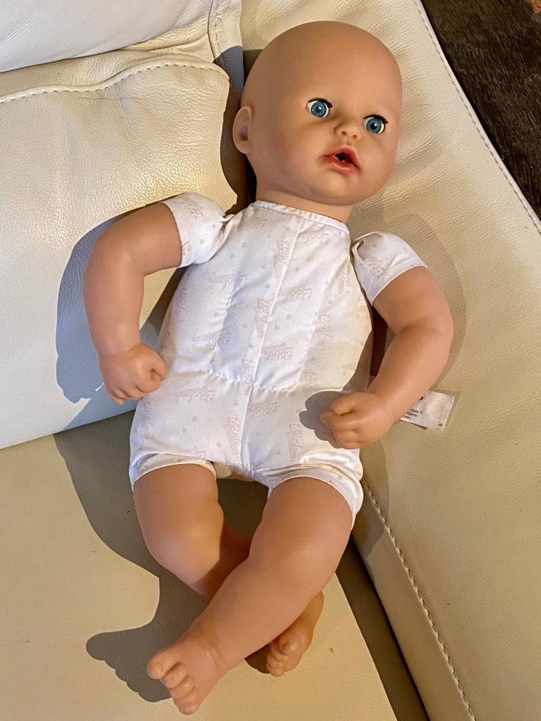 Poupée ,bébé  ZAPF Création :avec chargeur, Enlèvement ou Envoi, Utilisé, Baby Pop