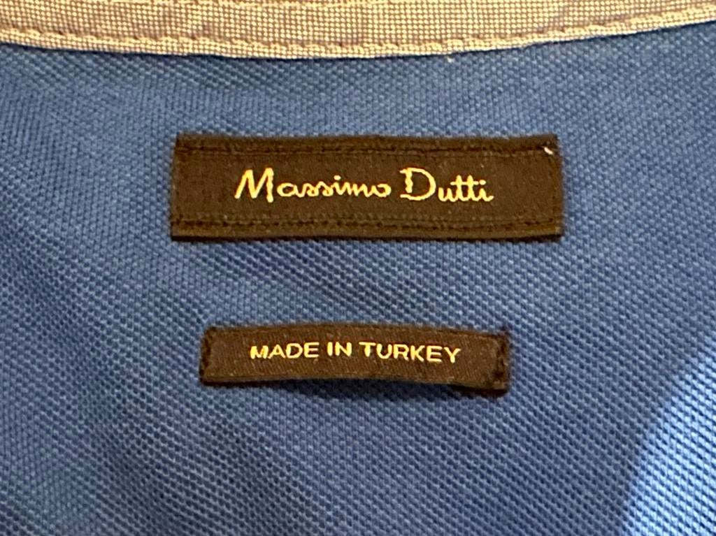 Exclusieve zomerpolo Massimo Dutti in perfecte staat, Blauw, Maat 56/58 (XL), Ophalen of Verzenden, Zo goed als nieuw
