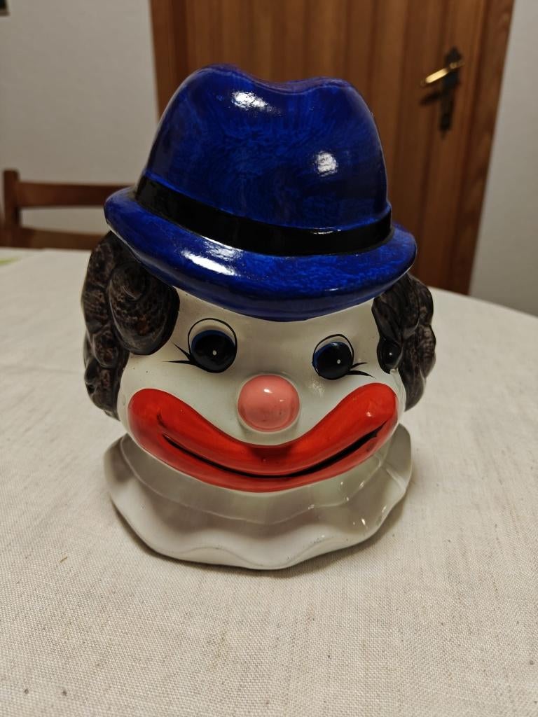 Spaarpot Clown 20 cm, Ophalen