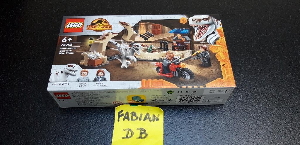Lego Jurassic World 76945 (nieuw), Ophalen of Verzenden, Nieuw, Complete set, Lego