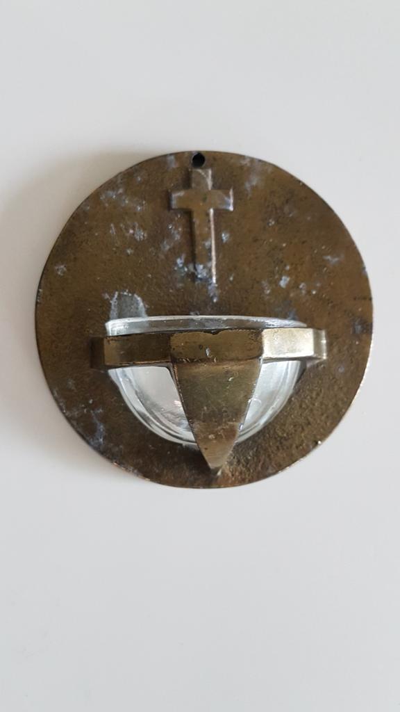 Zeer oud wijwatervatje van Alphonse Birembaux België, Antiquités & Art, Antiquités | Objets religieux, Enlèvement ou Envoi