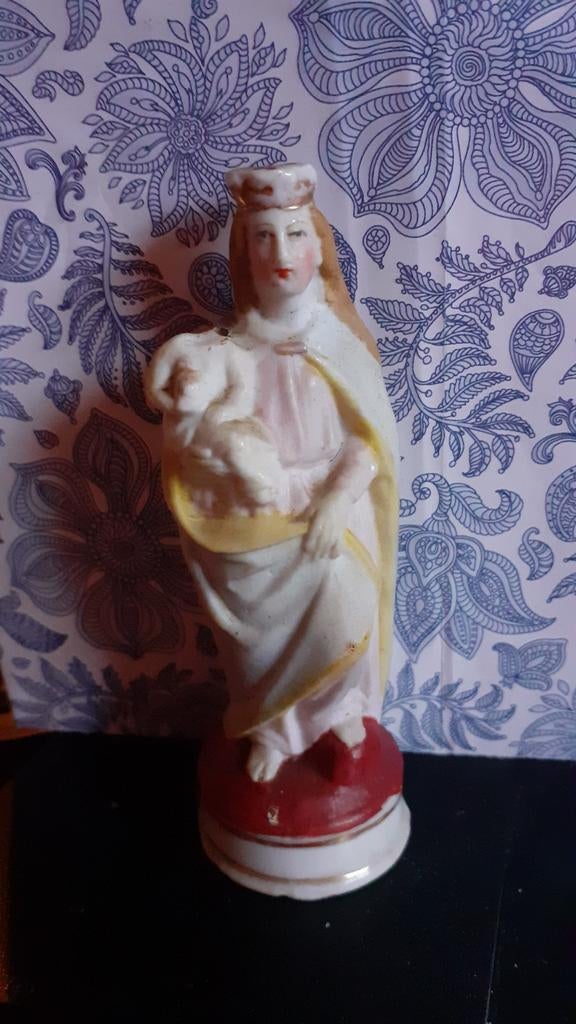 statue vierge vieux paris tête enfant a restaurer, Enlèvement ou Envoi
