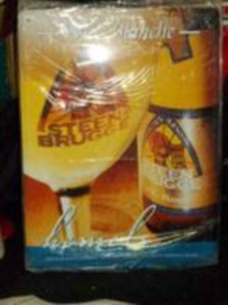 Beersign.Blikken Reclame.Steenbrugge, Verzamelen, Verzenden, Nieuw, Reclamebord