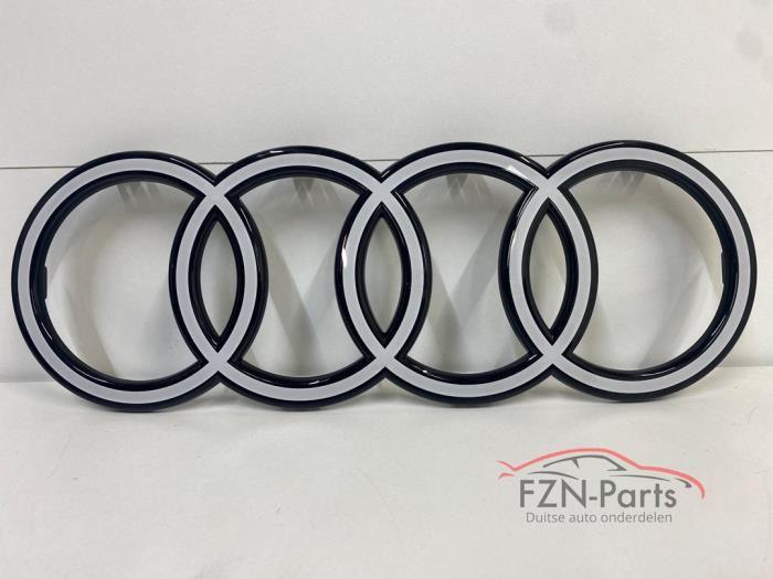 Audi Q7 4M Logo grille Zwart wit, Auto-onderdelen, Ophalen of Verzenden, Gebruikt