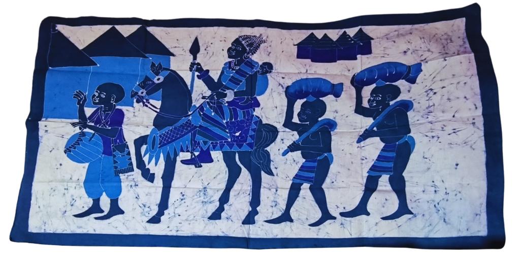Batik Burkina Faso, Antiek en Kunst, Kunst | Niet-Westerse kunst, Ophalen of Verzenden