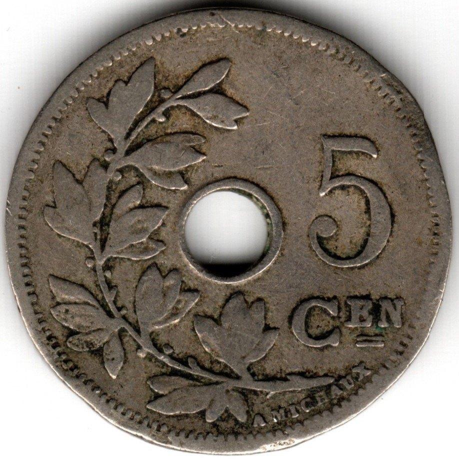 Belgique : 5 Centimes 1902 NL Morin 270 Ref 14690, Enlèvement ou Envoi, Métal, Monnaie en vrac