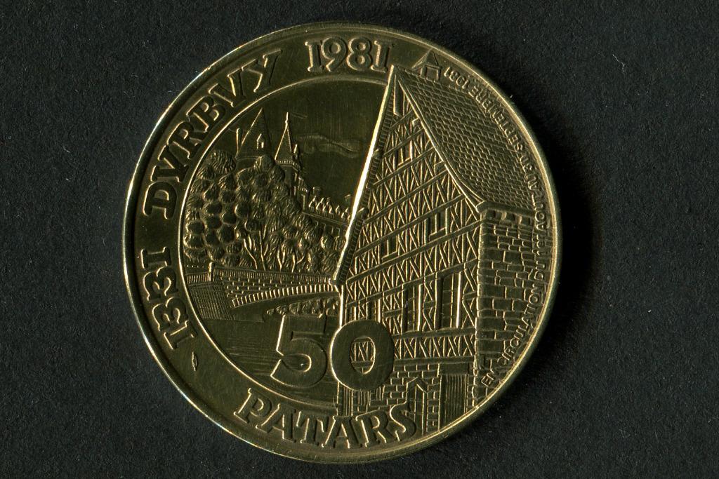 50 Patars Durbuy 1981 monnaie locale, Enlèvement ou Envoi, Métal, Monnaie en vrac