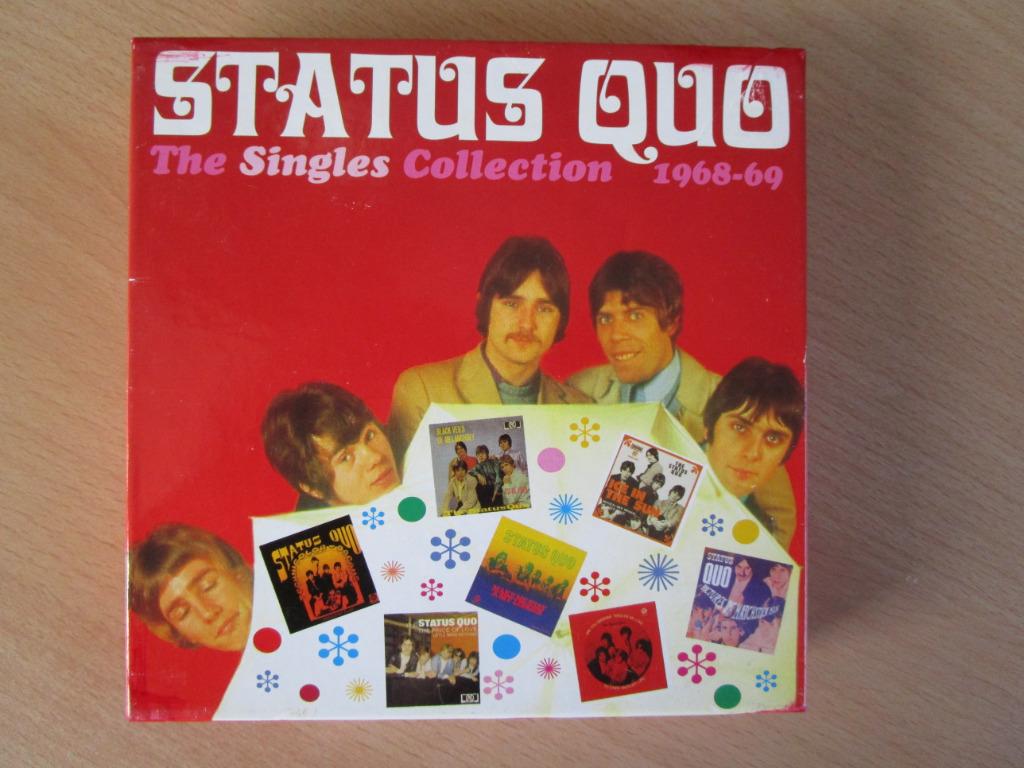 STATUS QUO = THE SINGLES COLLECTION 1968-69 = 7 CD BOX, Cd's en Dvd's, Ophalen of Verzenden, Zo goed als nieuw, Poprock