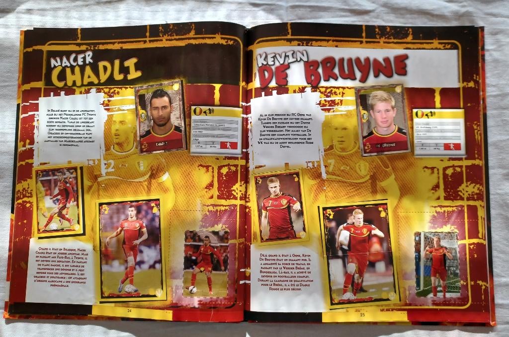 Albums Diables Rouges 2014 - 2016 - 2022, Enlèvement ou Envoi, Comme neuf, Autocollants et Photos
