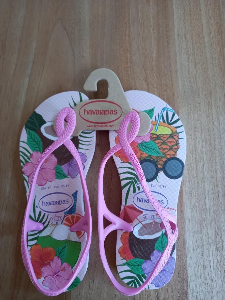 havaianas NIEUW maat 31/32, Neuf, Enlèvement ou Envoi, Autres types, Fille