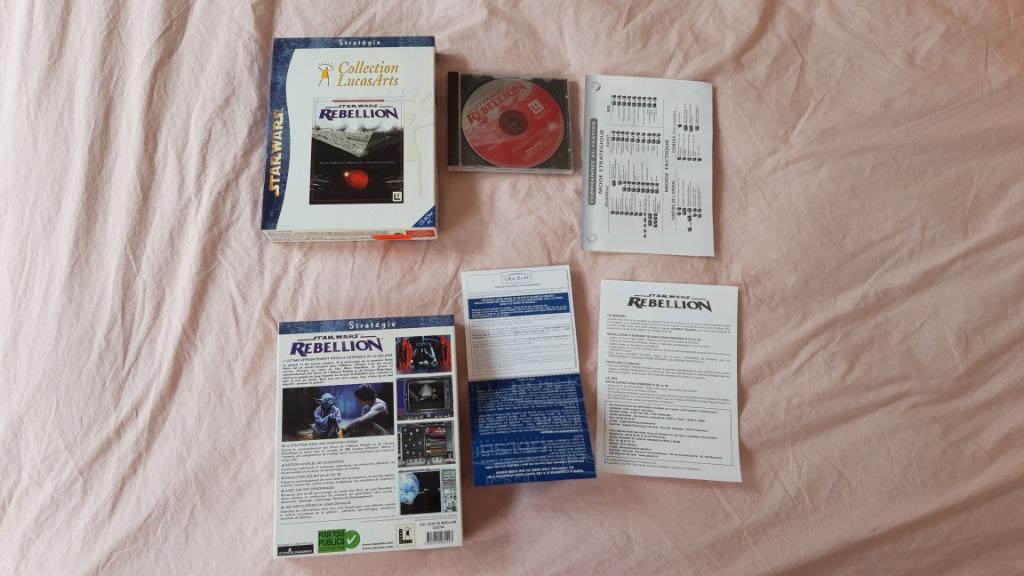Star Wars rebellion FR PC 1995 Big Box, Enlèvement ou Envoi, 1 joueur, À partir de 16 ans, Utilisé