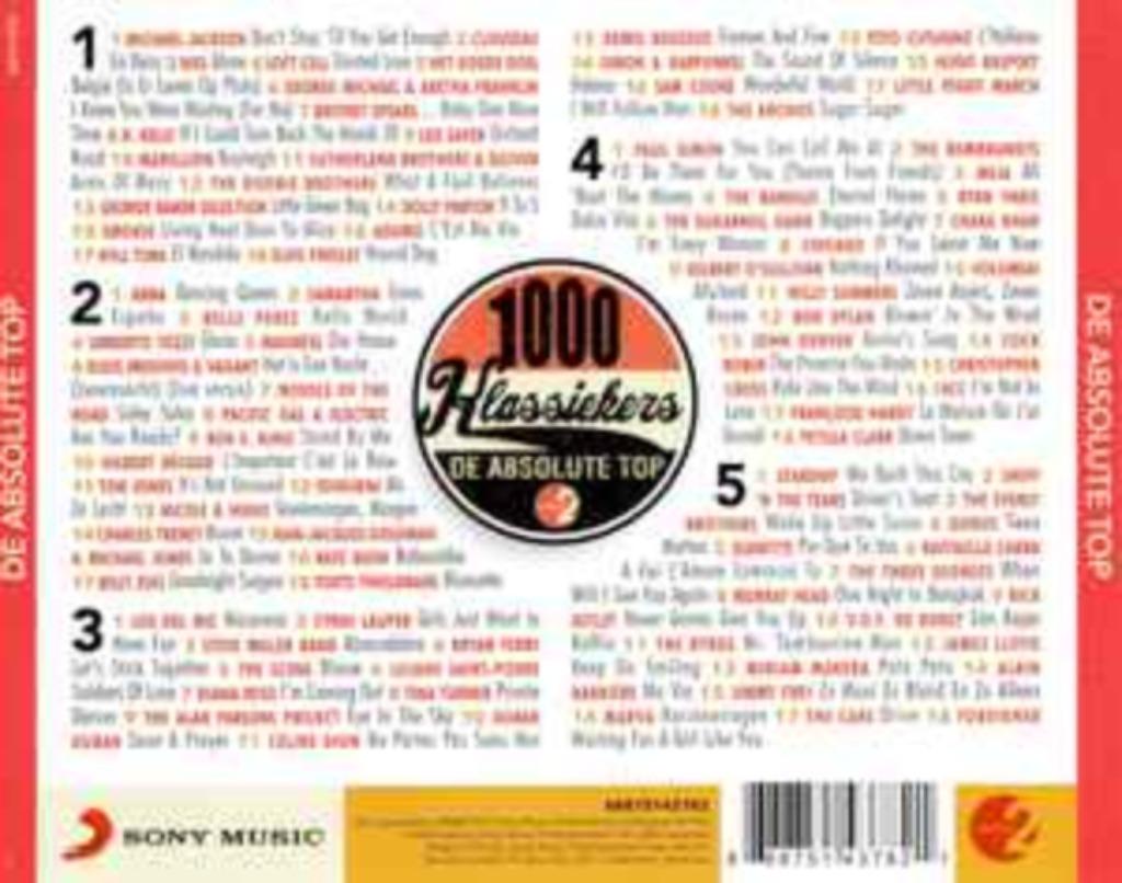 Various - 1000 Klassiekers - De Absolute Top Vol. 7 (5xCD, C, Cd's en Dvd's, Ophalen of Verzenden, Nieuw in verpakking, Overige genres
