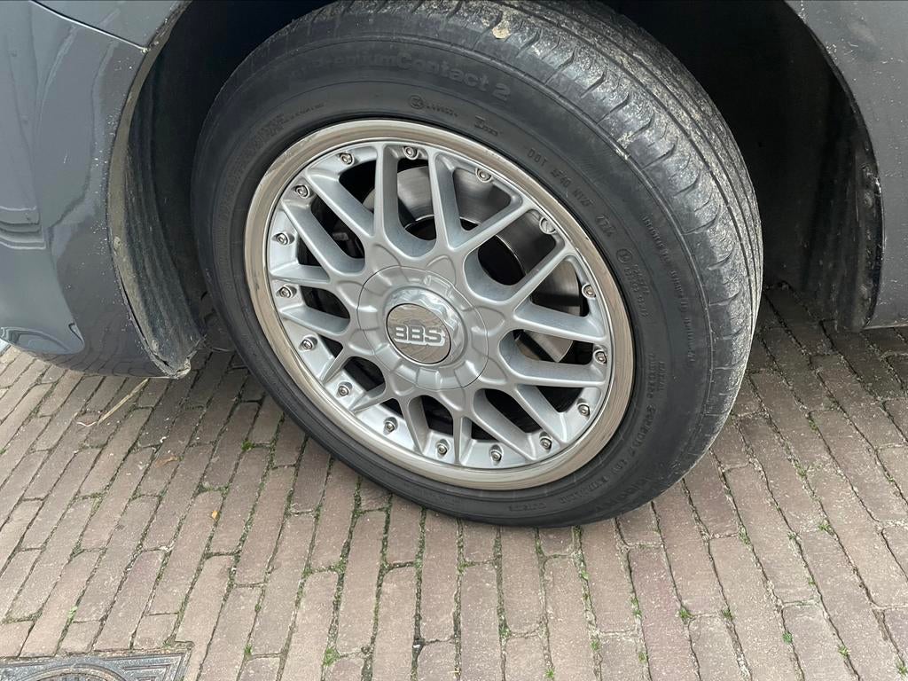 BBS RS 702 velgen met 225/50zr17 banden, Auto-onderdelen, Banden en Velgen, Gebruikt, 17 inch, Ophalen of Verzenden, Band(en)