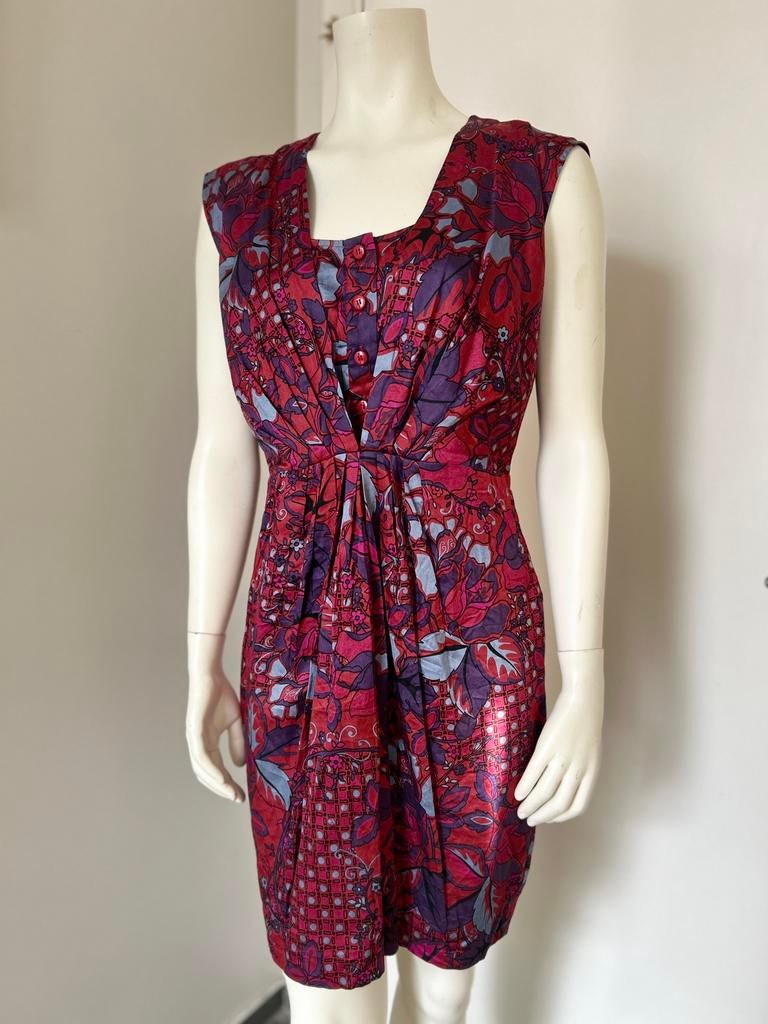 Sportmax Code fr40 mouwloze jurk met patroon, Kleding | Dames, Ophalen of Verzenden, Zo goed als nieuw