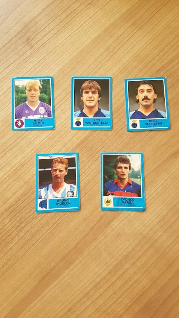 Panini Football 87. 8 stickers. Ook apart te koop, Ophalen of Verzenden, Zo goed als nieuw, Sport