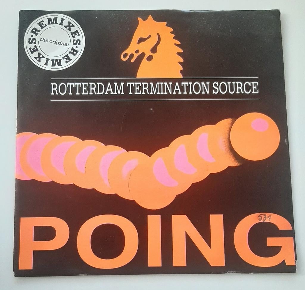 Vinyl 45trs- rotterdam termination source - poing, Enlèvement ou Envoi, Utilisé