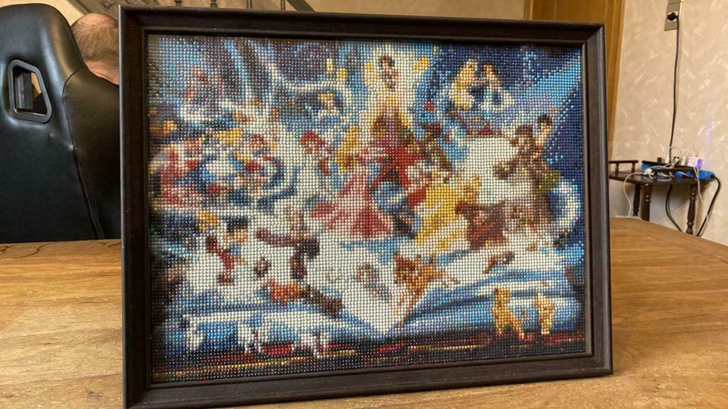 De hele Disney Familie Op 1 Diamond painting ., Ophalen, Zo goed als nieuw