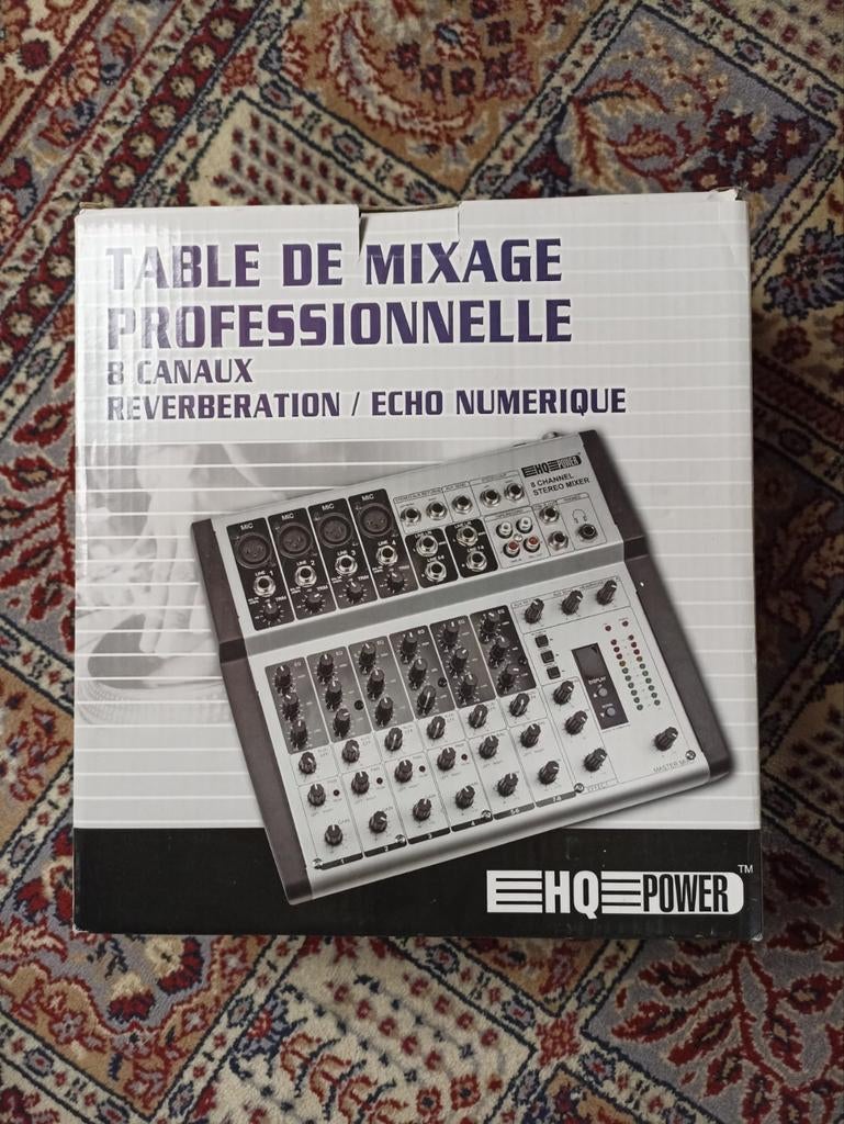 Table de mixage. 8 canaux, Enlèvement
