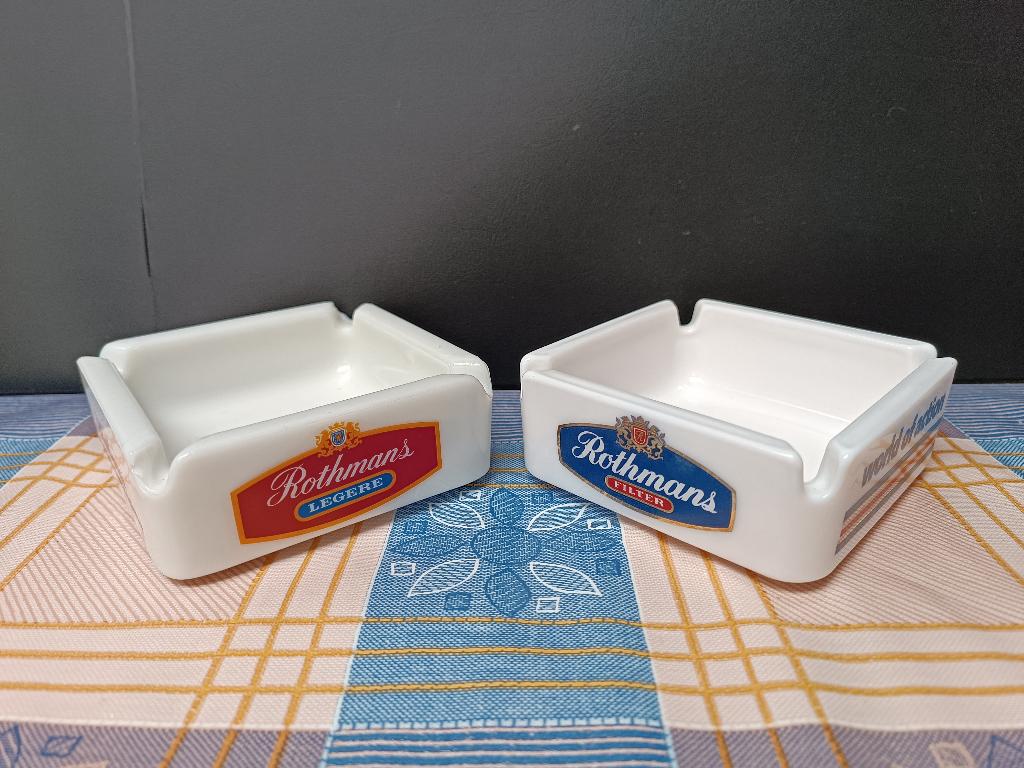 Asbak Rothmans - Asbakken - Cendrier - Ashtray - Retro, Verzamelen, Ophalen of Verzenden, Gebruikt, Asbak