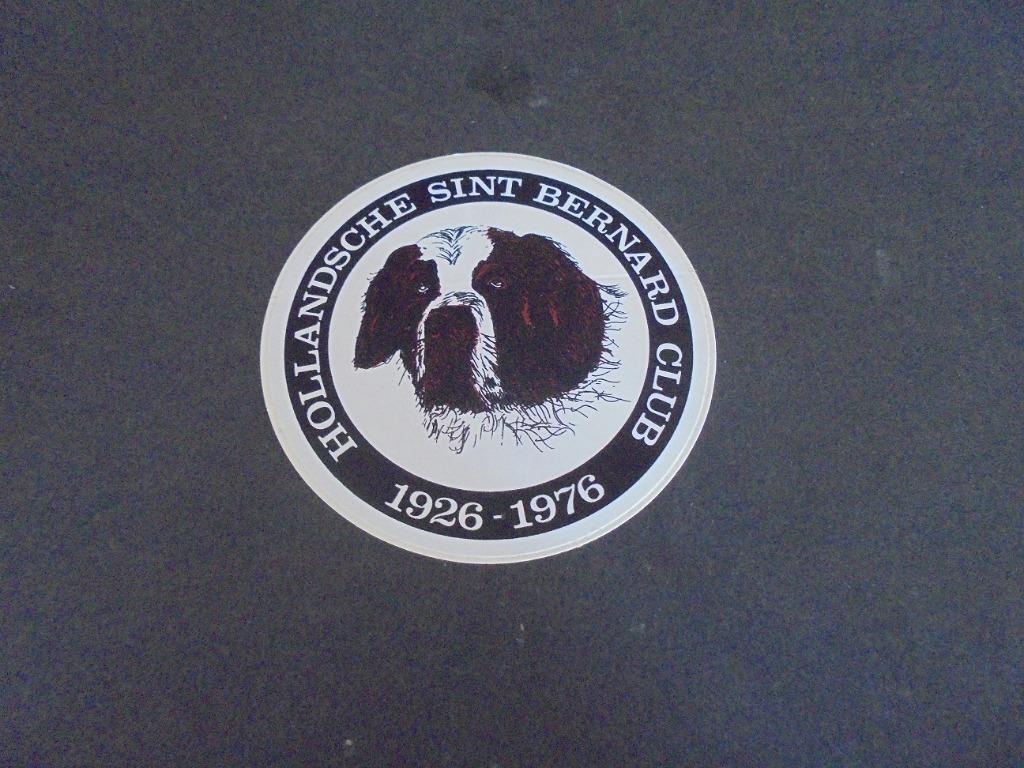 Autocollant : Chien Saint-Bernard, Envoi, Neuf, Animal et Nature