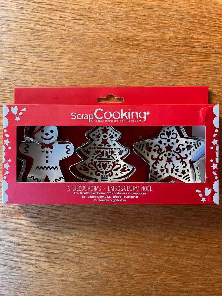 Scrapcooking - uitsteekvormpjes voor koekjes, Ophalen of Verzenden, Zo goed als nieuw