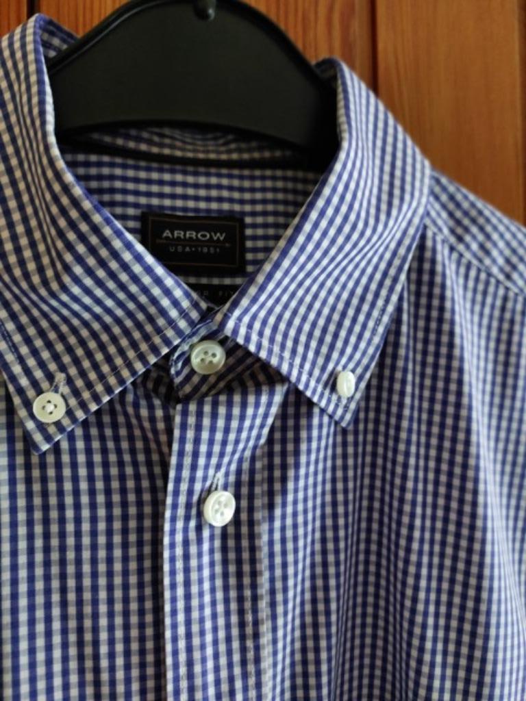Heren hemd "Arrow" maat: medium, Kleding | Heren, Blauw, Arrow, Zo goed als nieuw, Halswijdte 39/40 (M)