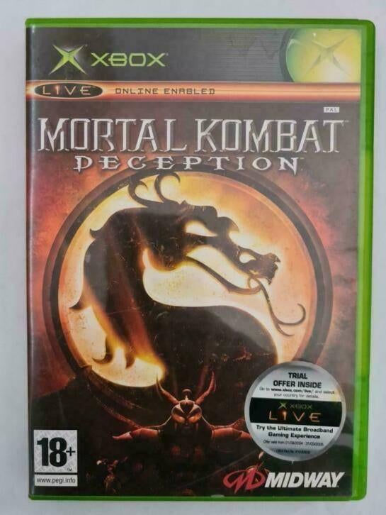 Mortal Kombat Deception, Games en Spelcomputers, Gebruikt, Vanaf 18 jaar, Vechten, 2 spelers