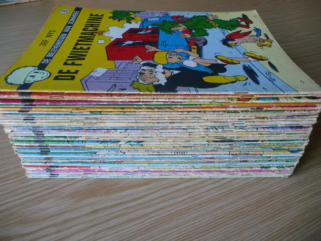 Jommeke 51-90 eerste druk, Meerdere stripboeken, Ophalen, Gelezen, Jef Nys