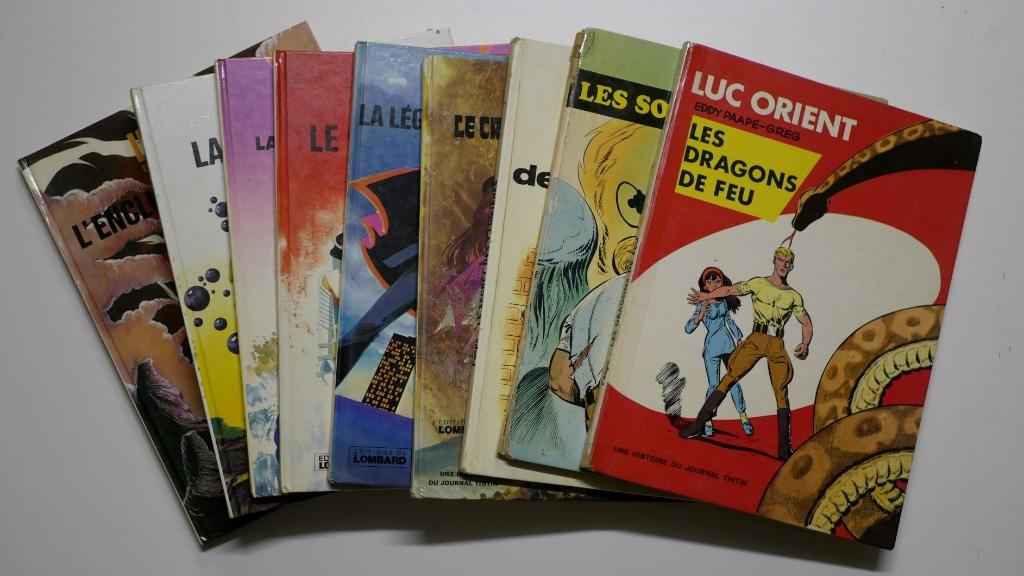 BD Luc Orient 1Dragons 2Glace 6Secret 7Cratère 8Légion 10 13, Enlèvement ou Envoi