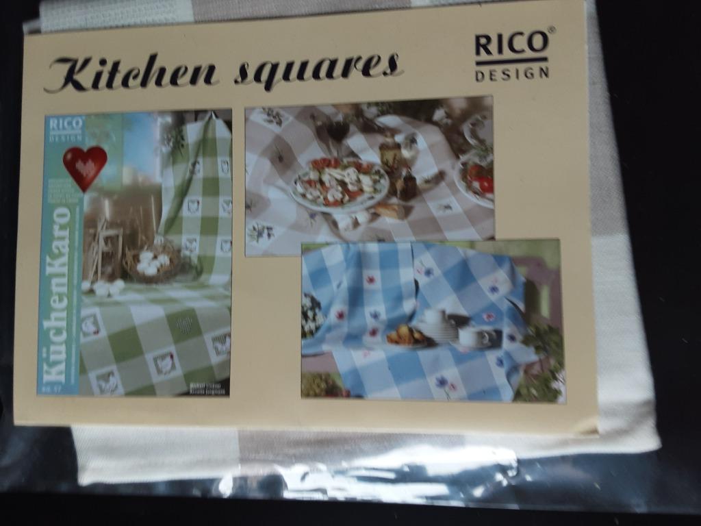 Kruissteek Rico tafellapje, Hobby en Vrije tijd, Ophalen, Nieuw, Handborduren, Patroon