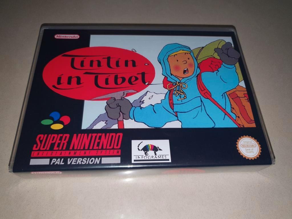 Tintin in Tinbet SNES Game Case, Consoles de jeu & Jeux vidéo, Jeux | Nintendo Super NES, Comme neuf, Envoi