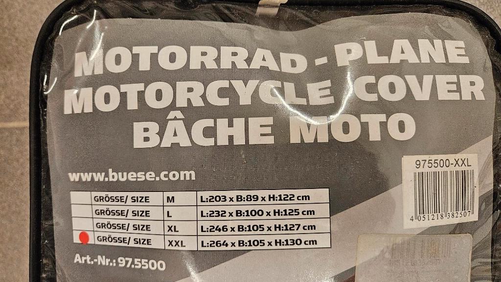 Moto afdekzeil / cover / bâche, Motoren, Ophalen