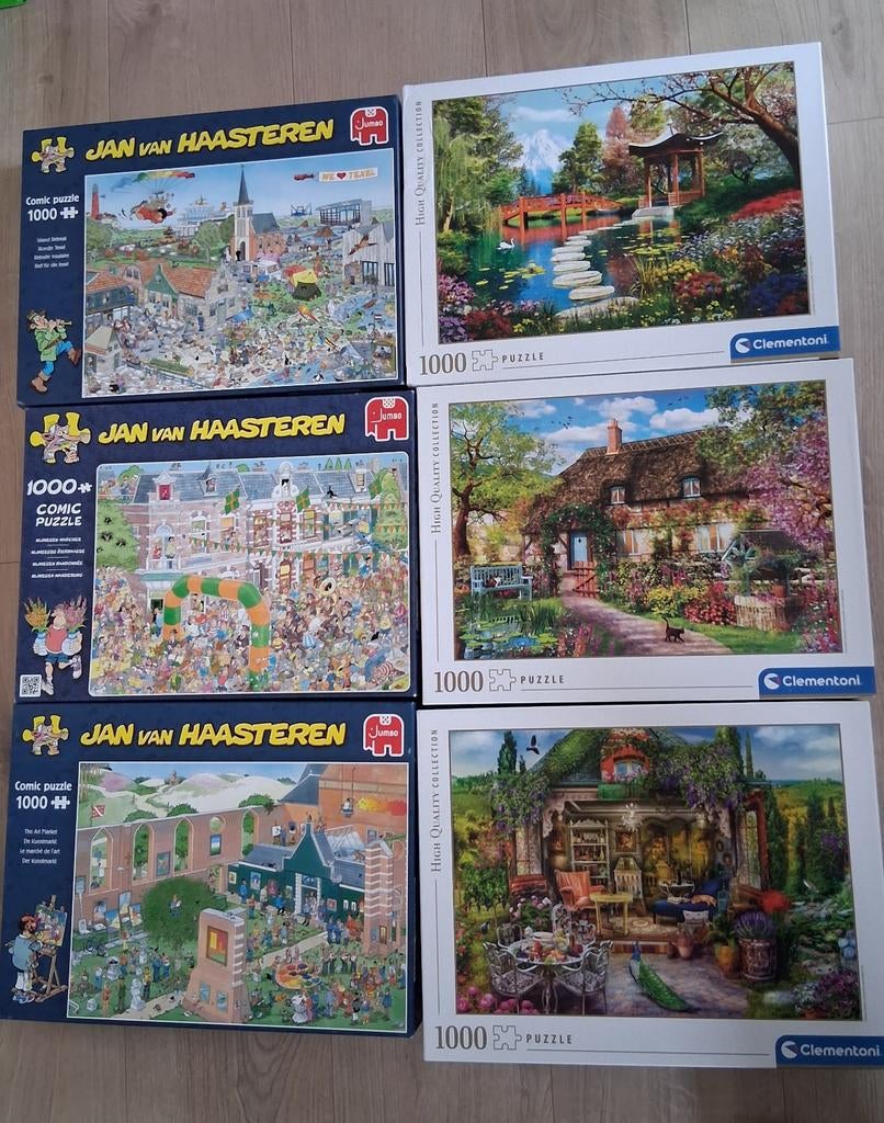 Puzzels Jan van haasteren en Ravensburger, Enlèvement
