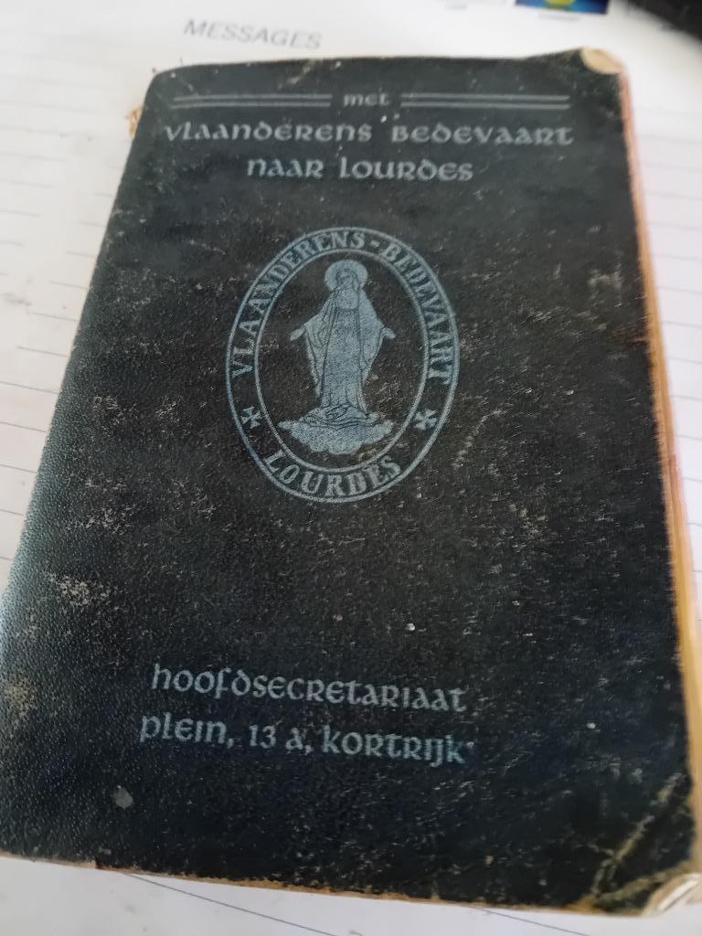 Bedevaart boekje Lourdes, Ophalen of Verzenden, Gelezen, Bisdom Brugge