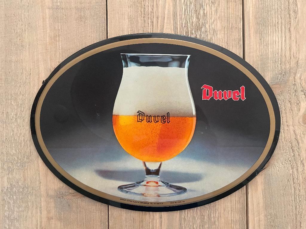 Panneau publicitaire Duvel Rob Otten 1985, Envoi, Utilisé, Panneau publicitaire