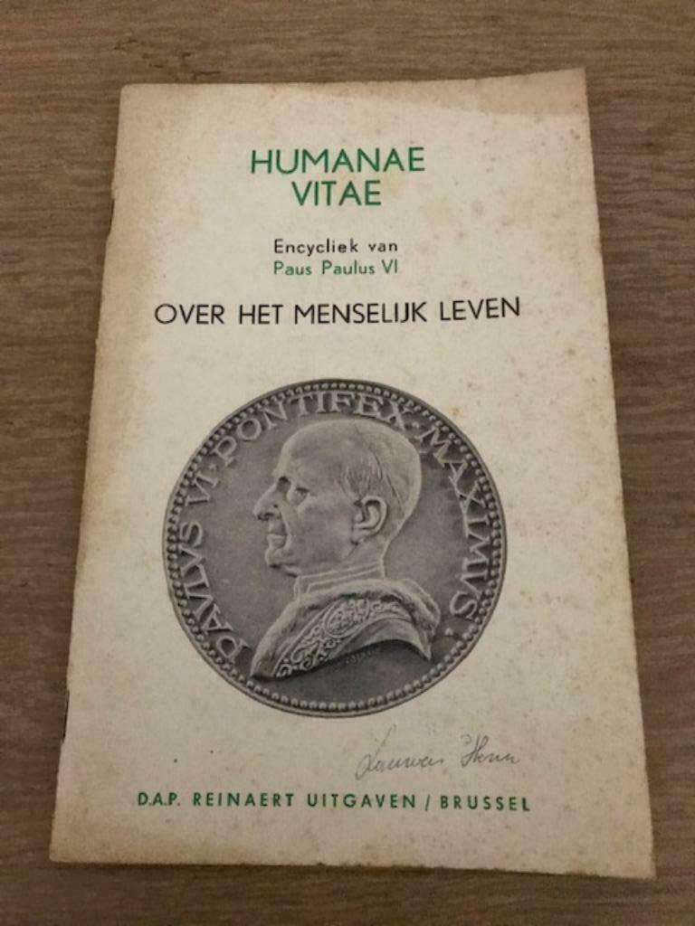 Human Vitae -encycliek Paus Paulus VI, Antiek en Kunst, Ophalen of Verzenden