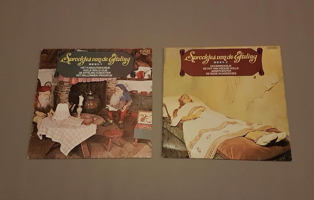 2 langspeelplaten van de Efteling (sprookjes), Ophalen