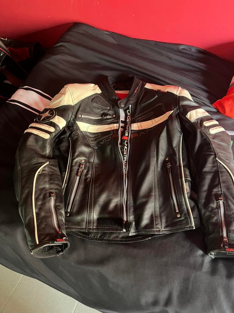 Lederen motorjas Lindstrands, Motoren, Kleding | Motorkleding, Ophalen, Nieuw zonder kaartje, Dames, Jas | leer